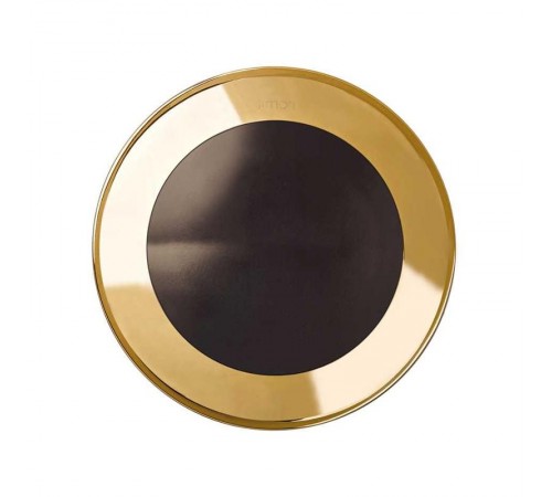 Simon 88 Рамка декоративная, 1 пост, круг в круге, S88, золото  88610-36  Simon