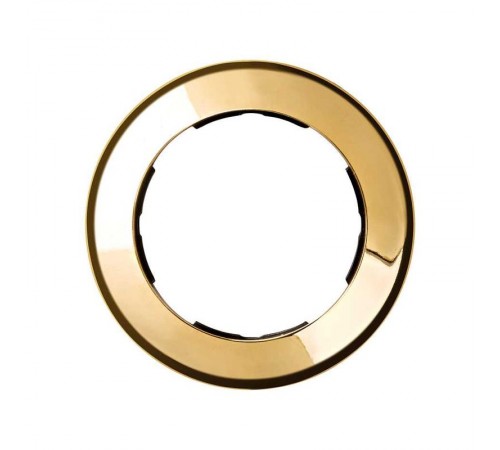 Simon 88 Рамка декоративная, 1 пост, круг в круге, S88, золото  88610-36  Simon