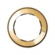Simon 88 Рамка декоративная, 1 пост, круг в круге, S88, золото  88610-36  Simon