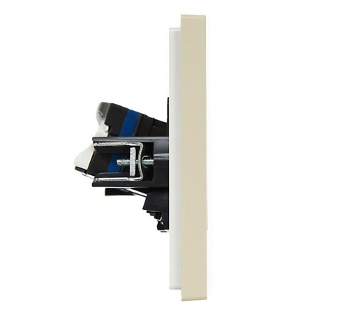 FORTE&PIANO Розетка комп. 2-ая RJ45 кат.6 FP434 ваниль  FP-K20-2-K10  IEK