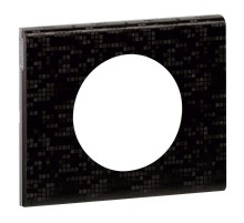 Celiane Кожа Блэк Пиксел Рамка 1-я (2 мод)  069451  Legrand