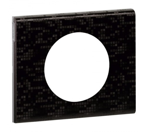 Celiane Кожа Блэк Пиксел Рамка 1-я (2 мод)  069451  Legrand