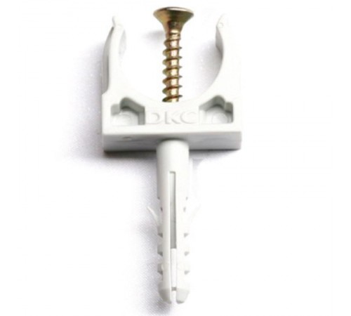 Держатель с защелкой и дюбелем, д.25мм, в упаковках по 5шт.  51325R5  DKC