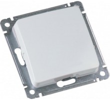 Выключатель скрытой установки, одноклавишный, с самовозвратом, механизм, цвет белый  ВС10-431  HEGEL