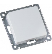 Выключатель скрытой установки, одноклавишный, с самовозвратом, механизм, цвет белый  ВС10-431  HEGEL