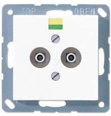 Штепсельная розетка для выравнивания потенциалов A565-2BFWW Jung