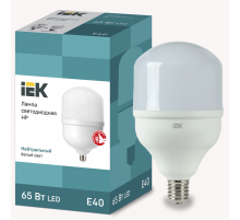 Лампа светодиодная промышленная HP 65Вт 230В 4000К E40  LLE-HP-65-230-40-E40  IEK
