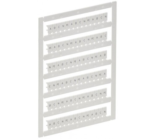 ARMAFIX Маркер для CTS/CP 2,5мм2 с символами "A; B; C; N; PE"  AF-CT10D-M-D25-21  IEK (ИЭК)