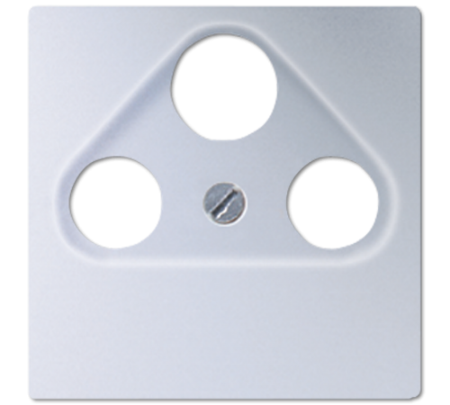 Крышка для SAT-TV-FM-розеток, фиксация винтом; дюропласт; алюминий; A500  A561PLSATAL  Jung