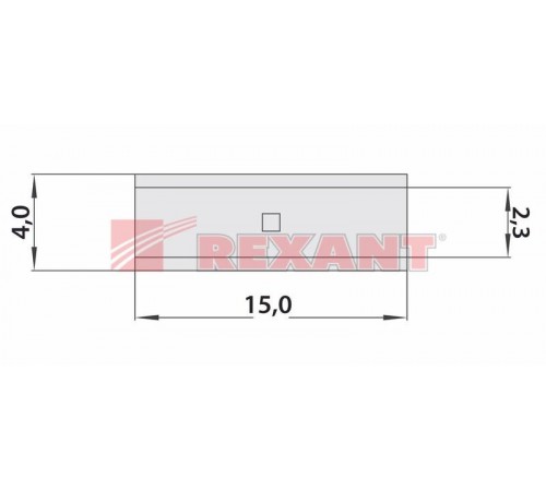 Соединительная гильза L-15 мм 1.5-2.5 мм (ГМЛ (DIN) 2,5)  08-0722  REXANT