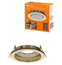 Светильник точечный встраиваемый под лампу СВ 01-07 GX70-H5 золото  SQ0359-0073  TDM