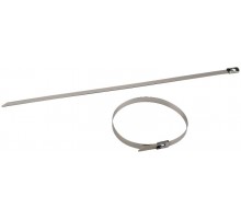 Стяжка кабельная NO-225-242 (хомут) стальная AISI 304 7.9 x 300 мм 50 шт  Б0066310  ЭРА