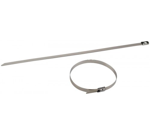 Стяжка кабельная NO-225-242 (хомут) стальная AISI 304 7.9 x 300 мм 50 шт  Б0066310  ЭРА