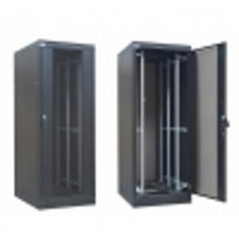 Шкаф напольный WZ-IT-338080-44AA-2-161-FP 19",33U,1563х800х800мм,пер.и зад.дв.ст.одност.с перф.типа C 80%,черн.(RAL9005)разобр. 413063  Zpas