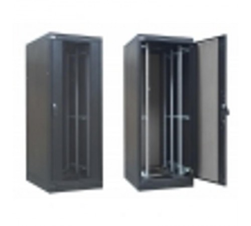 Шкаф напольный WZ-IT-338080-44AA-2-161-FP 19",33U,1563х800х800мм,пер.и зад.дв.ст.одност.с перф.типа C 80%,черн.(RAL9005)разобр. 413063  Zpas