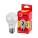 Лампа светодиодная LED A55-8W-827-E27 R ЭРА (диод, груша, 8Вт, тепл, E27) (10/100/2000)  Б0052659  ЭРА