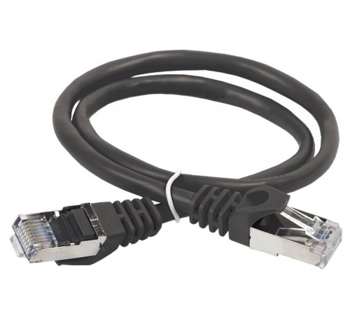 Коммутационный шнур (патч-корд), кат.5Е FTP, 1,5м, черный  PC09-C5EF-1M5  ITK