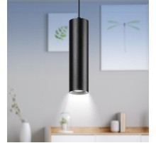 Светильник подвесной подсветка PL1 GU10 BK 300 GU10, D80*300мм, черный  Б0041506  ЭРА