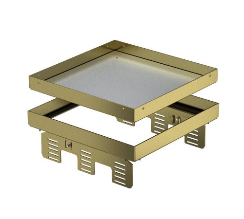 Кассетная рамка RKN2 UZD3 ном.размер 9 243x243 мм (латунь) (RKN2 UZD3 9MS25)  7409064  OBO Bettermann