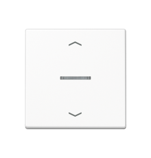 Клавиша для KNX кнопки, 1 группа, с окошком, символы стрелки; термопласт; белый  A101KO5PBFWW  Jung