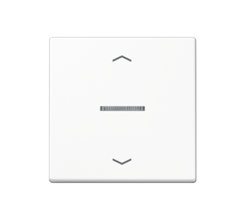 Клавиша для KNX кнопки, 1 группа, с окошком, символы стрелки; термопласт; белый  A101KO5PBFWW  Jung