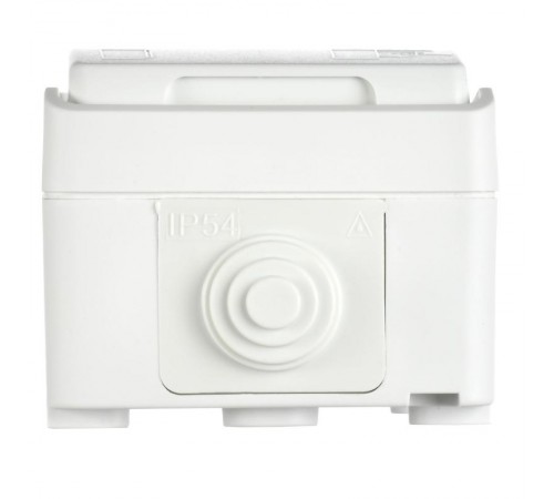 FORS Розетка с з/к/ш О/У 16А IP54 РСб20-3-ФБ Белый  ERS12-K01-16-54-DC  IEK