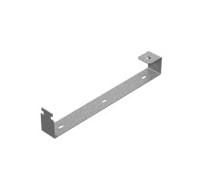 Держатель огнестойкой перегородки для страт консолей шириной 300 мм, толщ. 1,5 мм, гор. цинк, 371133  ДОПС-300-1,5-ГЦ   Ostec