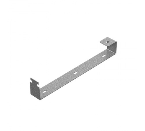 Держатель огнестойкой перегородки для страт консолей шириной 300 мм, толщ. 1,5 мм, гор. цинк, 371133  ДОПС-300-1,5-ГЦ   Ostec