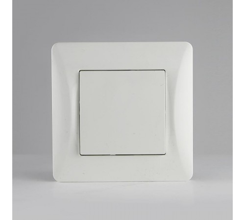 Переключатель одноклавишный, 10А, 220-250V (белый)  201103  SPL