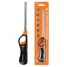 Зажигалка газовая с пьезоэлементом ЗГ-02, регул. уров. плам., многораз. заправка, гибкий носик,  SQ2511-0002  TDM