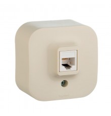Quteo Слоновая кость Розетка RJ11  782244  Legrand