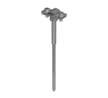 Держатель для прутка D6-10 мм вкручиваемый со шпилькой М8 L160 мм TD  DPV-SM8-160-D6-10 TD  КМ - профиль