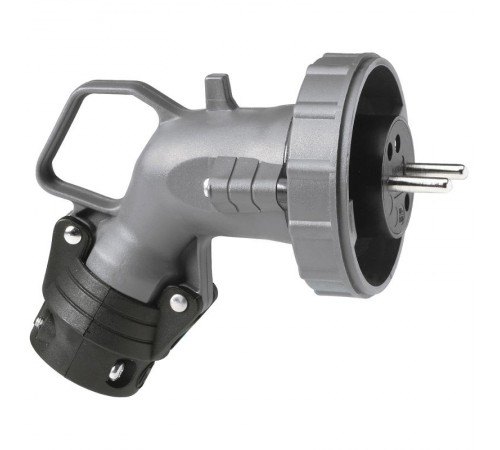 Угловая вилка Hypra - IP 66/67-55 - 2К+3 - 250 В - бытовое назначение - 16 А - пластик  053933  Legrand