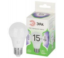 Лампа светодиодная  GREEN LINE LED A60-15W-865-E27 GL E27 15 Вт груша холодный свет  Б0067098  ЭРА