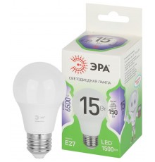 Лампа светодиодная  GREEN LINE LED A60-15W-865-E27 GL E27 15 Вт груша холодный свет  Б0067098  ЭРА