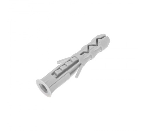 Дюбель распорный 8х50мм, серый, нейлон, пакет (100 шт/уп)  KR-01-3619-012  Kranz