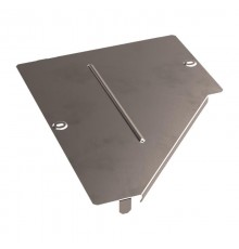 Крышка переходника левого Стандарт INOX (AISI 409) 400х200  PR16.5649  Промрукав