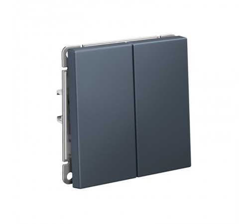 ArtGallery Грифель Выключатель 2-клавишный КНОПОЧНЫЙ, 10АХ, механизм, быстрозажим. клем.  GAL000717S  SE