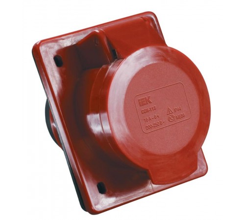 Розетка 424 скрытая 3Р+Е 32А 380В IP44  PSR42-032-4  IEK