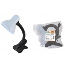 Светильник настольный прищепка 40Вт, E27, белый, (мягкая упак.) Народный  SQ0337-0125  TDM