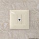 Телефонная розетка RJ-12 без шторки в стену одинарная, "Avanti", "Ванильная дымка"  4405613  DKC
