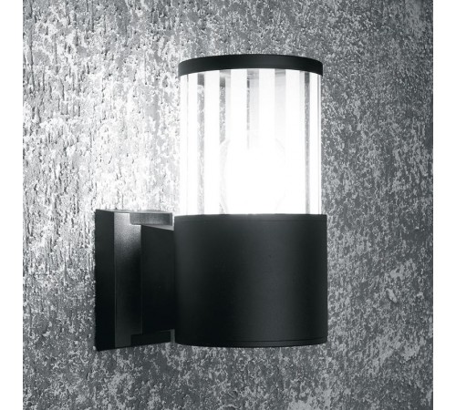 Светодиодный светильник аритектурный 230V E27, DH0901, черный (на стену вверх)  11655  FERON