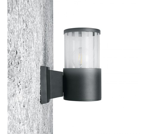 Светодиодный светильник аритектурный 230V E27, DH0901, черный (на стену вверх)  11655  FERON