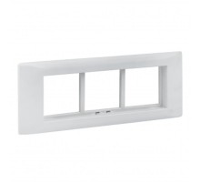 Рамка+суппорт на 6 модулей (3 поста) для парапетного кабельного канала C-Line  sup-6-105-50  EKF