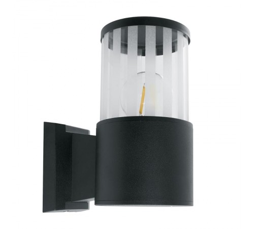 Светодиодный светильник аритектурный 230V E27, DH0901, черный (на стену вверх)  11655  FERON