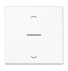 Клавиша для KNX кнопки, 1 группа, с окошком и символами"стрелки"; дюропласт; белый  LS101KO5PWW  Jung