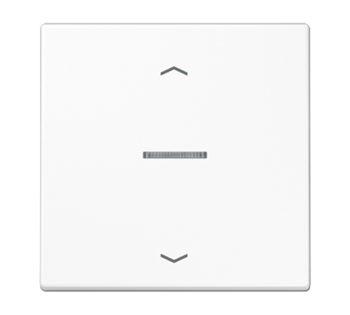 Клавиша для KNX кнопки, 1 группа, с окошком и символами"стрелки"; дюропласт; белый  LS101KO5PWW  Jung