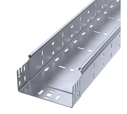 Лоток перфорированный Профи INOX (AISI 316) 150х80x6000 (2,0 мм) (12 м/уп)  PR16.13474  Промрукав