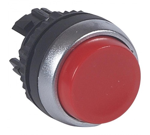 Головка ''нажал - вкл., нажал - откл.''  22,3 - Osmoz - для компл. - с выст. толкателем - без подсв. - IP 66 - красный  023851  Legrand