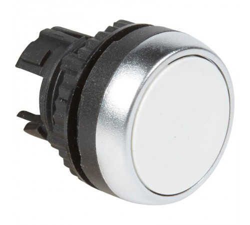 Кнопка с пружинным возвратом  22,3 - Osmoz - для комплектации - потайная головка - без подсветки - белый  023800  Legrand